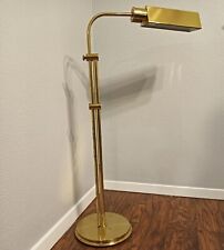 Vintage Frederick Cooper Seymour Brass Pharmacy Lamp Adjustable Floor MSRP $1549 picture