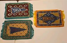 Set Of 3 Antique University Tobacco Rugs picture