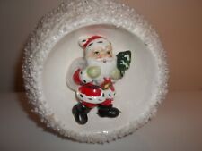 Vintage Relpo Santa Snowball Christmas Planter A920 picture