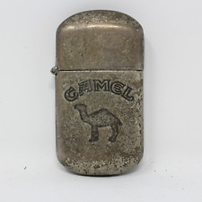 Vintage Antique Camel Lighter Flip Top Rounded Collectible picture