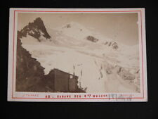J TAIRRAZ Chamonix Albumen Print Cabane Des Grands Mulets 1870s Rare CDV picture