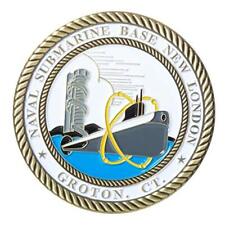United States Naval Submarine Base New London Challenge Coin  picture