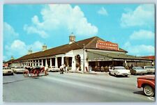 New Orleans Louisiana Postcard Cafe Du Monde Creole Coffee c1960 Vintage Antique picture