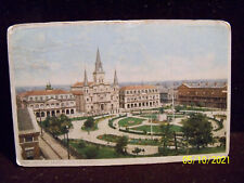 1915 Jackson Square Cabildo Cathedral Louis Courthouse New Orleans LA Louisiana picture