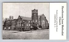 Charlotte NC-North Carolina, Hawthorne Lane Methodist Church Vintage Postcard picture