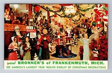 Frankenmuth MI-Michigan, Bronner's, Advertising,  c1975 Antique Vintage Postcard picture