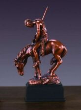 Treasure of Nature End of Trail - Native American Statue, Bronze Plated picture