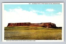 Steamboat Rock WA-Washington, Upper Grand Coulee Steamboat Rock Vintage Postcard picture