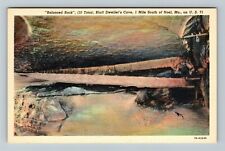 Noel MO-Missouri, Balanced Rock, Bluff Dwellers Cave, Vintage Postcard picture