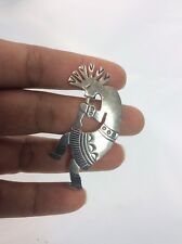 Native American Navajo Fannie Platero Kokopelli sterling Silver 925  Pendant/pin picture