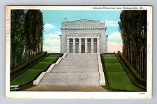 Hodgenville KY-Kentucky, Lincoln Memorial, Vintage c1940 Postcard picture
