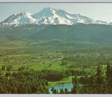 Mount Shasta, CA 1960s Vintage Chrome Postcard by Eastman Studio Unposted picture