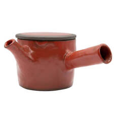 Isshin Clay Red Tokoname-yaki Kyusu - Japanese Teapot picture