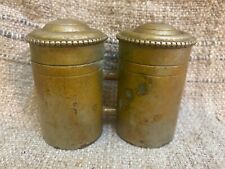 Antique Brass Chrismatory Catholic Church - Holy Oil Container picture