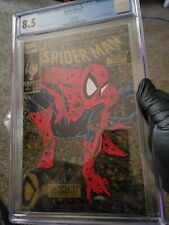 Spider-Man 1 CGC Graded 8.5 VF+ Gold Edition McFarlane Marvel Comics 1990 picture