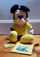 Worlds of Wonder THE TALKING MICKEY MOUSE Show Plush Doll Toy Vintage picture