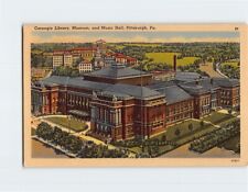 Postcard Carnegie Library Museum & Music Hall Pittsburgh Pennsylvania USA picture