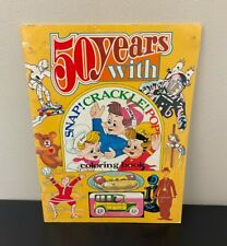 Kellogg's 50 Years Snap Crackle Pop 1978 Coloring Book - Cereal Rice Crispies picture