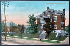 Postcard Binghamton NY - c1910s City Hospital picture