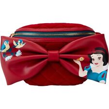 Loungefly Disney Snow White And The Seven Dwarfs Bow Velvet Fanny Pack picture