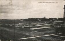 Tracy,MN Cement and Tile Factory Lyon County Minnesota Antique Postcard 1c stamp picture
