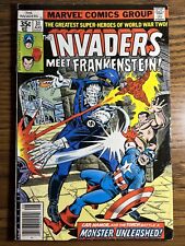 THE INVADERS 31 KEY ISSUE FRANKENSTEIN CAPTAIN AMERICA MARVEL COMICS 1978 picture