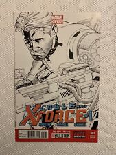 Cable and X-Force 1 2013 Quesada 1:100 Sketch B&W Variant NM/NM+ picture
