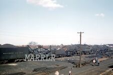 RR Print-BALTIMORE & OHIO B&O Steam Line Up at Willard Oh  4/4/1958 picture