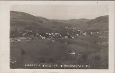 Worcester, NY: RPPC Bird's Eye View - Otsego Co., New York Real Photo Postcard picture