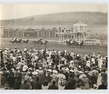 HORSES Are Off @ HORSE RACE. 1950s VTG Press Photo Sports PIX picture