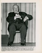 20 April 1959 press photo of Winston Churchill at a speech in Woodford picture