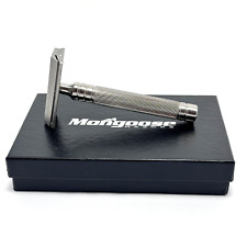 Mongoose Single Edge Safety Razor Satin Finish Stainless Steel Early Edition picture