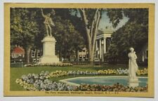 Vintage Postcard, The Perry Monument, Washington Square, Newport Rhode Island picture