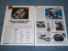 509 Chevy W-Series Engine Build Tech Info Article 