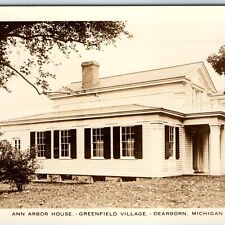 c1940s Dearborn, MI RPPC Ann Arbor House Greenfield Village Real Photo Card A219 picture