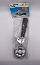 Vtg Jan-Mor Ice Cream Scoop Stainless Black Handle from Montg Wards- New Sealed picture