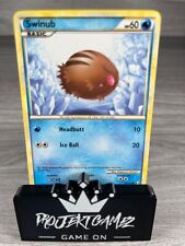 Swinub 79/102 Heart Gold Soul Silver Triumphant Pokemon Trading Crad TCG picture