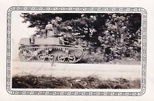 Original WWII Snapshot Photo 7th ARMORED DIVISION M3 STUART TANK Louisiana 275 picture