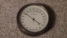 Antique 1920's Clearsite Metal/Glass Painted Advertising Thermometer ~NICE ONE~ picture