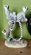 Country Artists Large Ring Tailed Lemurs Perfectly Poised Figure  picture