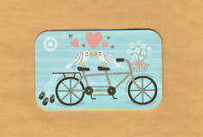 Collectible 2013 Target Gift Card - Tandem Bicycle Birds Hearts - No Cash Value picture