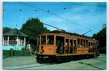 POSTCARD Peninsular Railway Trolley Car 73 San Jose Historical Museum California picture