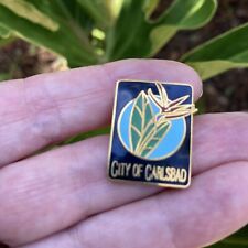 Rare 1 City of Carlsbad California Pin Bird of Paridise Tie Tac Lapel picture
