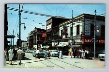 Wilkinsburg PA-Pennsylvania, Corner of Penn and Wood, Antique Vintage Postcard picture