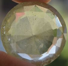 Faceted Libyan Desert glass Gemstone, desert glass from asteroid impact-44carat picture