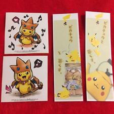 Pokemon Pikachu Sticker*2 & Bookmarks*2 set of 4 Not for Sale 2014-2015 Pokemon picture