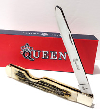 Queen Cutlery Company Large Easy Open Winterbottom Jigged Bone Pocket Knife picture