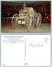 DeGraw Hose Carriage 1985 - Postcard - Firemen's Home New York - Hudson picture