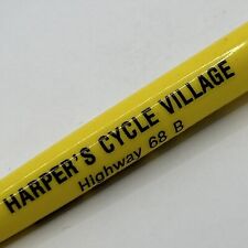 VTG Ballpoint Pen Harper's Cycle Village Siloam Springs AR picture