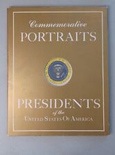 Vintage Commemorative Portraits of the First 35 Presidents of America JFK,FDR + picture